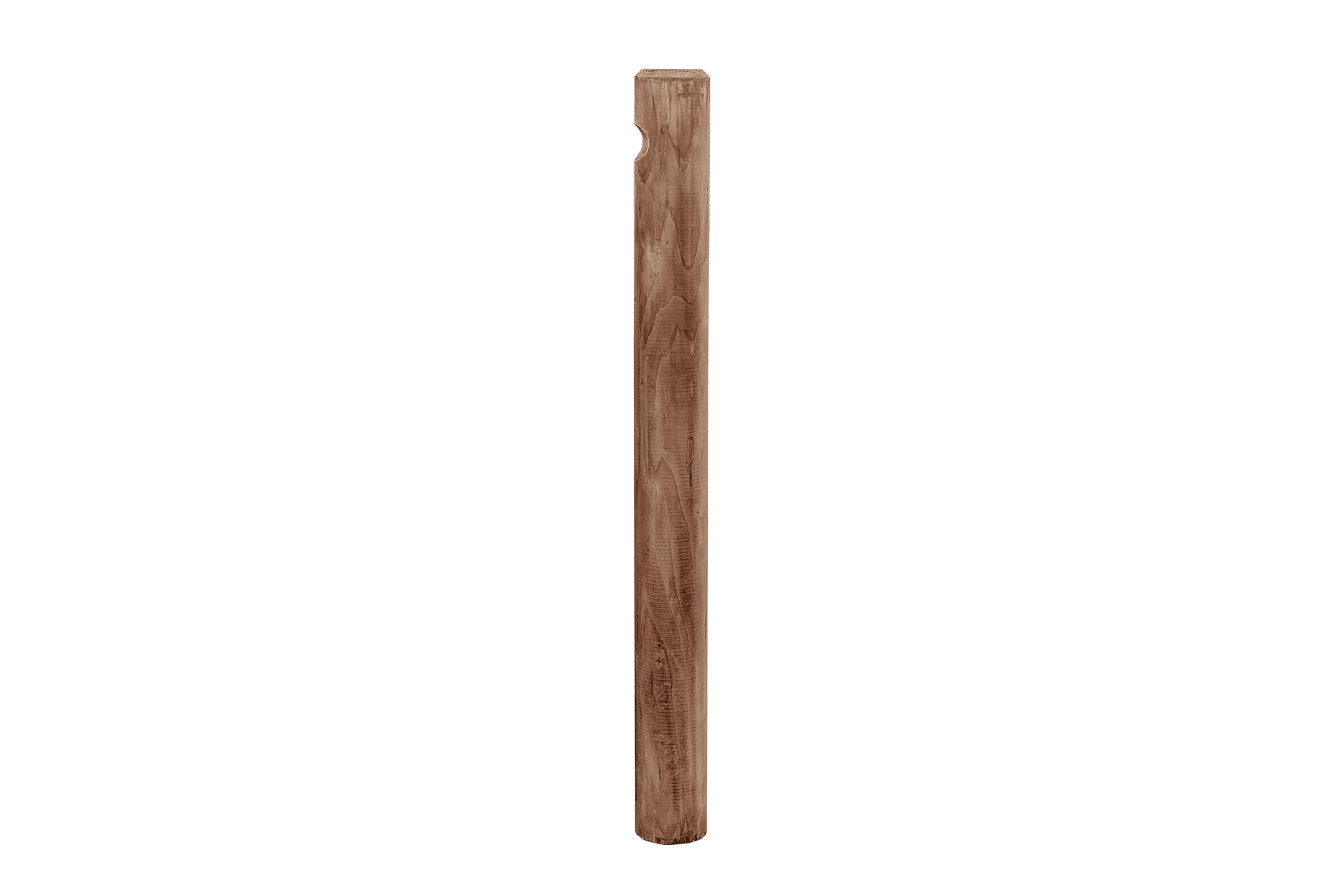 Dřevěný plotový sloupek - žlabový - 1x