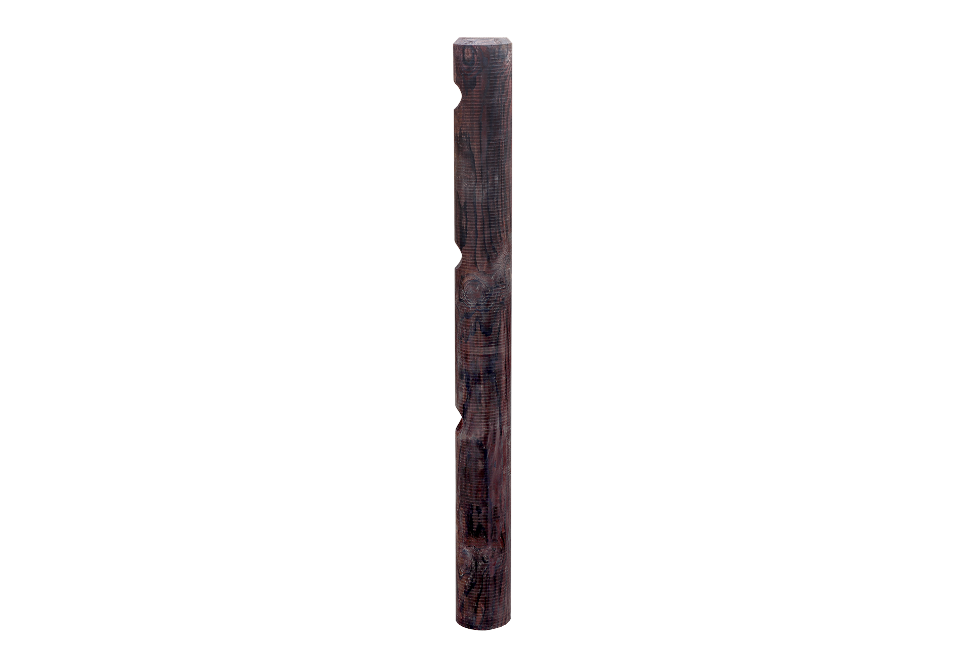 Dřevěný plotový sloupek - žlabový - 3x